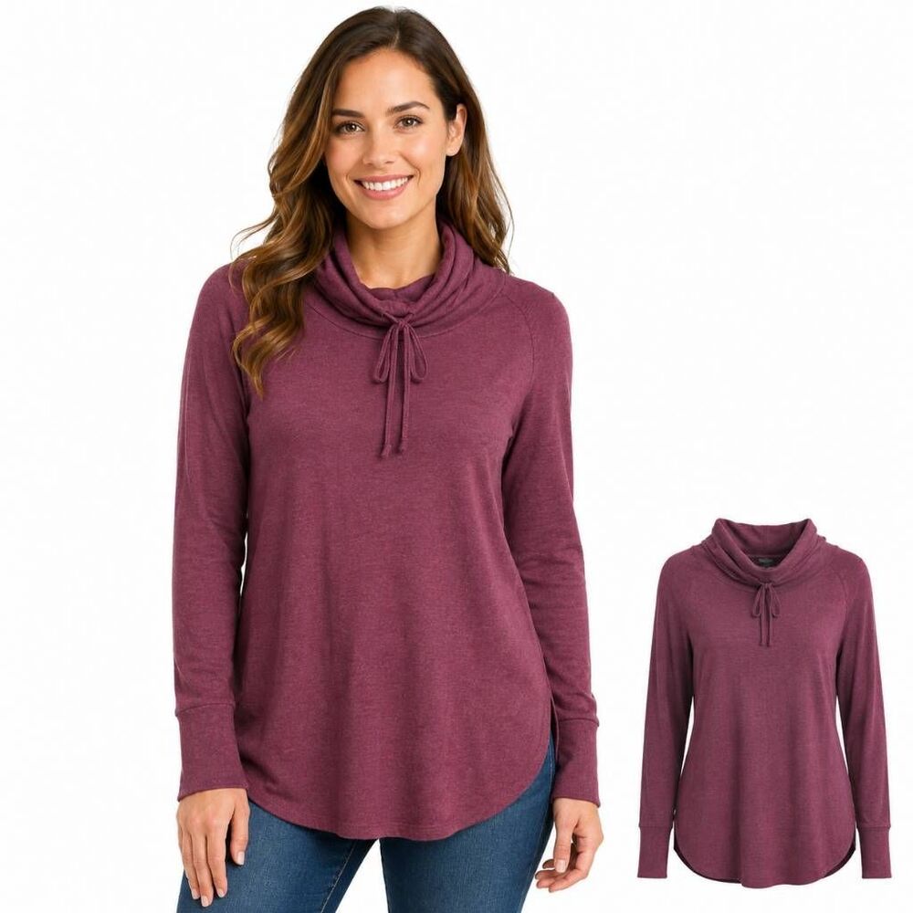 MIX by 41 Hawthorn Women’s Large Cowl Neck Tunic